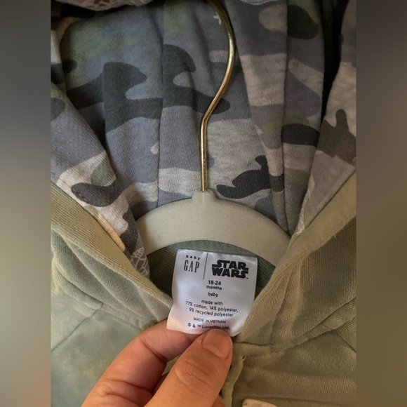 EUC BABYGAP StarWars | Yoda Hoodie And Pants Set Bundle Size 18-24 Months - Picture 6 of 13